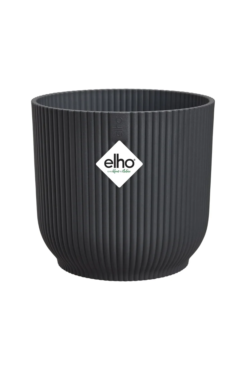 Blumentopf Elho Vibes Fold Rund 18 cm Anthrazit