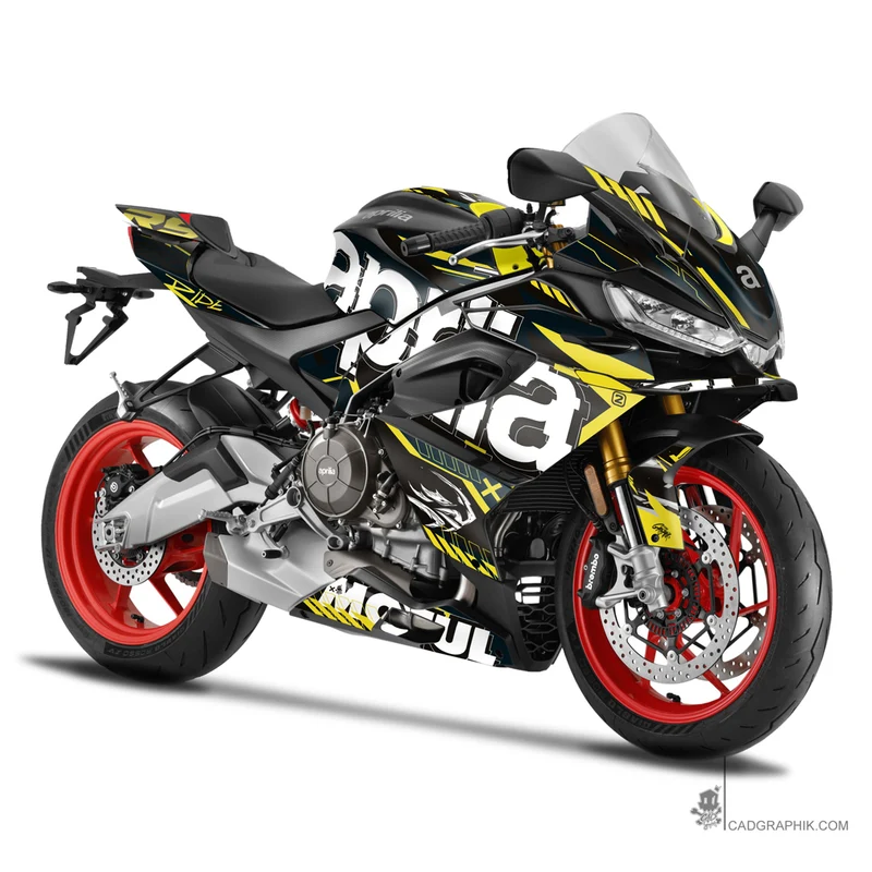 APRILIA KIT DÉCO - RS 660 - WIPEOUT 2 BLACK- ONLY 50