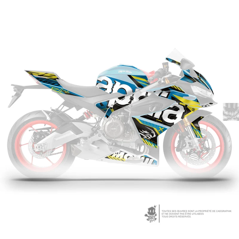 APRILIA KIT DÉCO - RS 660 - WIPEOUT 2 - ONLY 50