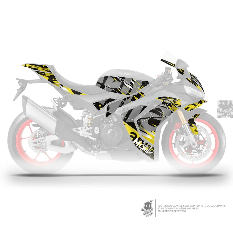 APRILIA KIT DÉCO - RSV4 - 101 G - ONLY 50