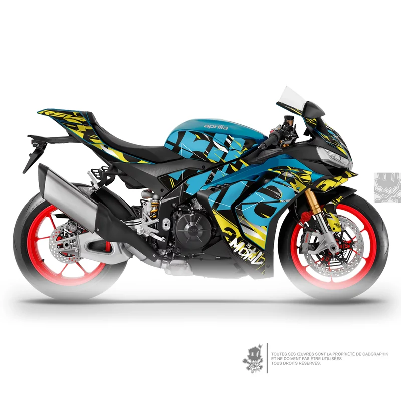 APRILIA KIT DÉCO - RSV4 - 101 Y - ONLY 50