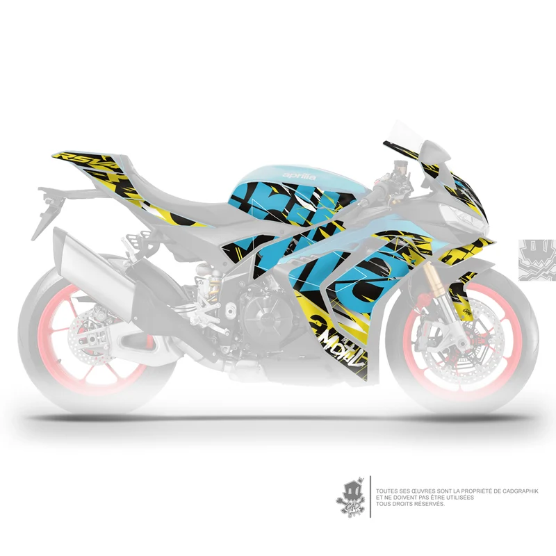 APRILIA KIT DÉCO - RSV4 - 101 Y - ONLY 50