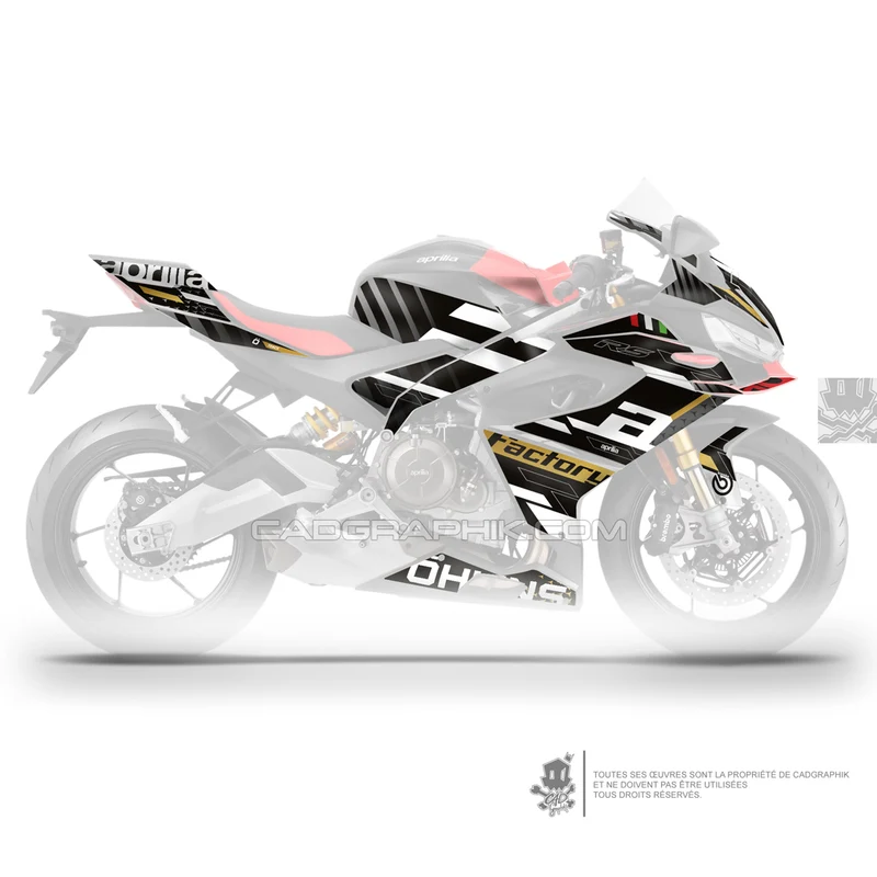 APRILIA KIT DÉCO - RS 660 - FACTO - ONLY 50