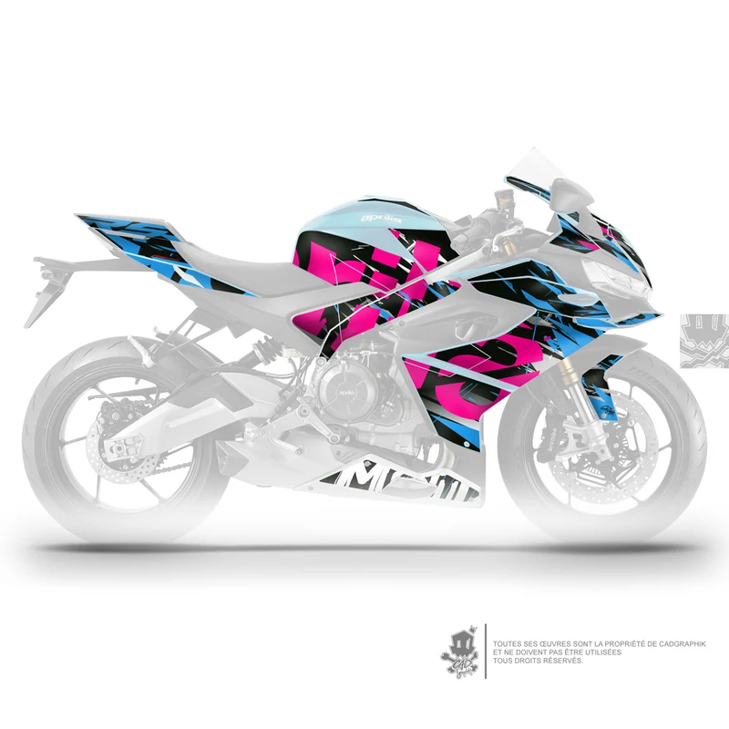 APRILIA KIT DÉCO - RS 660 - 101 PINK - ONLY 50