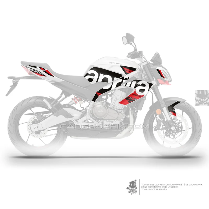 APRILIA KIT DÉCO - TUONO 457 018 R - ONLY 50