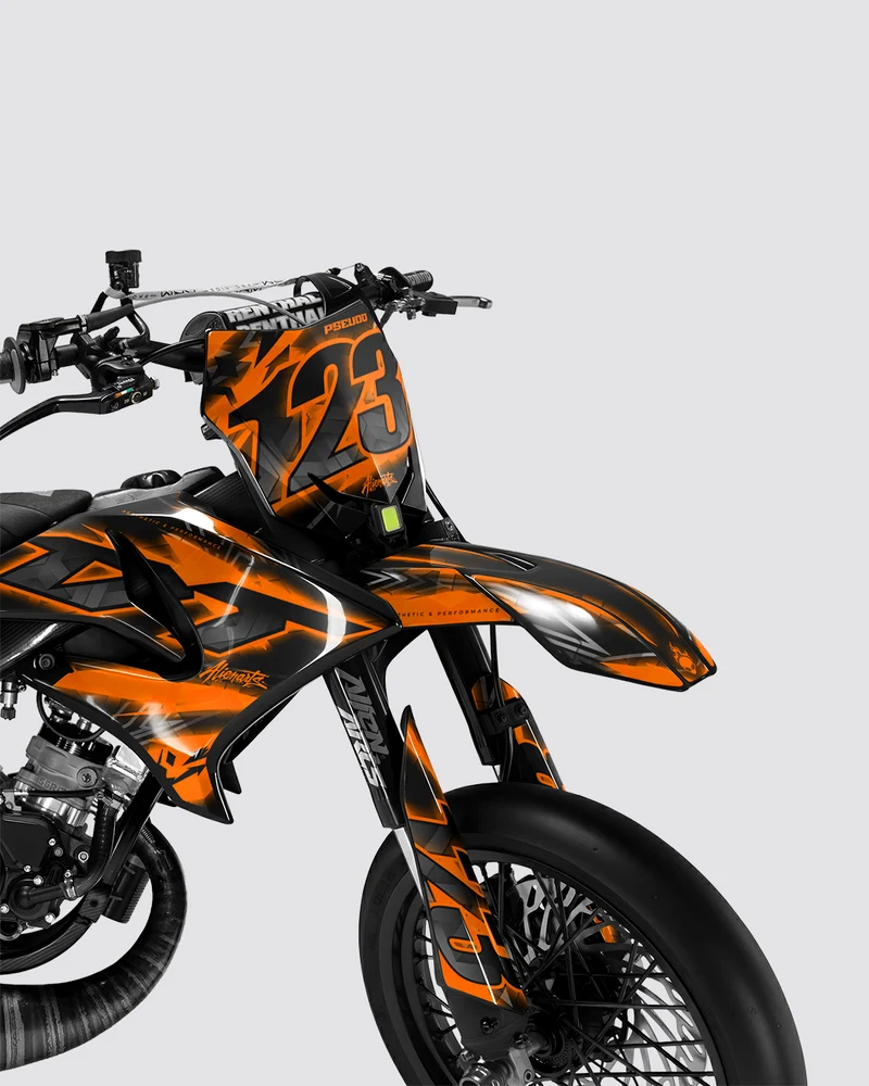 RAZOR - Kit deco YAMAHA DT 50cc - Orange