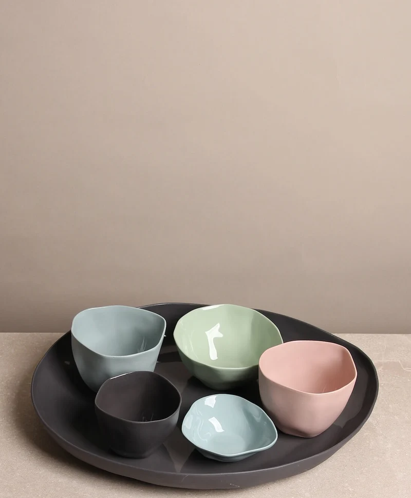 Porzellan Dip-Set 6-teilig