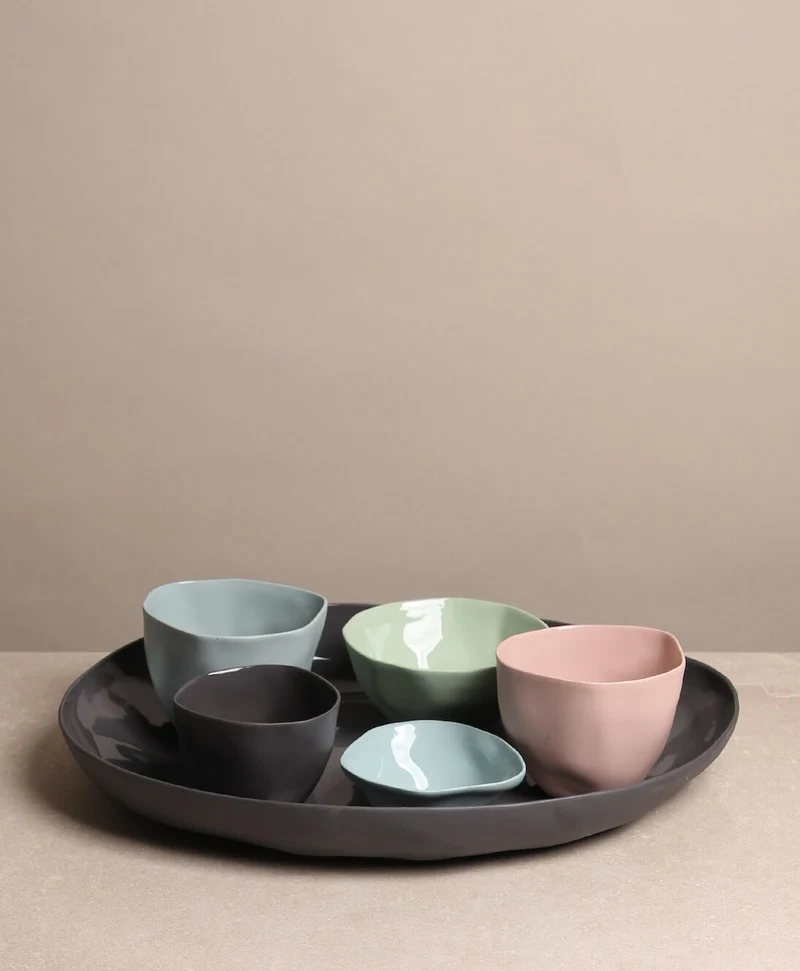 Porzellan Dip-Set 6-teilig