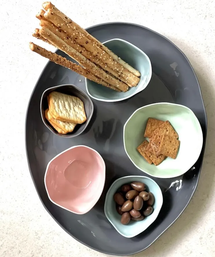 Porzellan Dip-Set 6-teilig