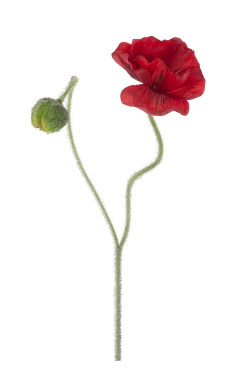 Künstlicher Mohn Rot 81cm