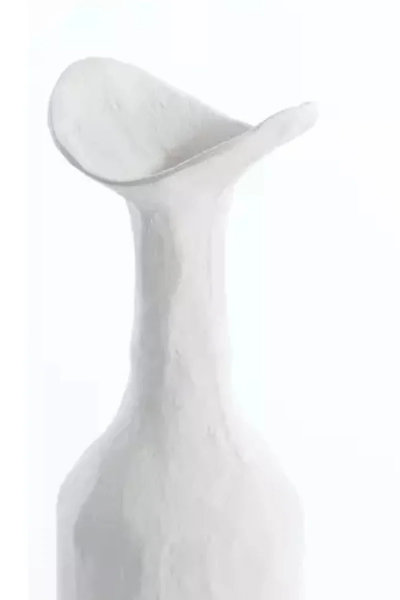 Vase Teodora 9×40cm Creme