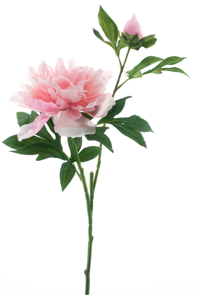 Dahlie Kunstblume 64 cm Pfirsich/Rosa
