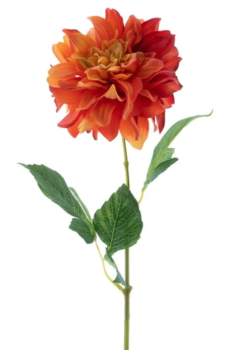 Dahlie Kunstblume 64 cm Orange