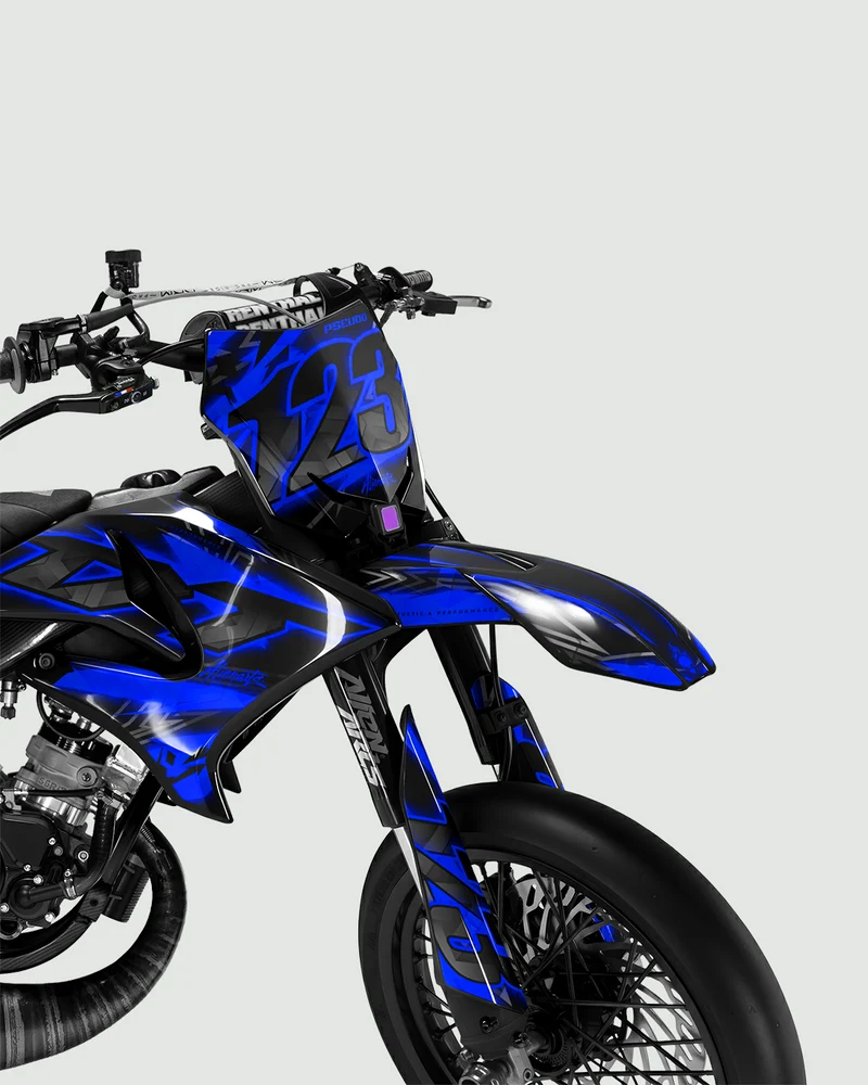 RAZOR - Kit deco YAMAHA DT 50cc - Bleu