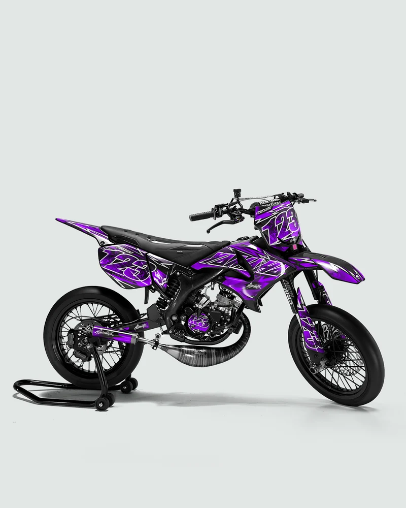 RAMPAGE - Kit deco YAMAHA DT 50cc - Violet