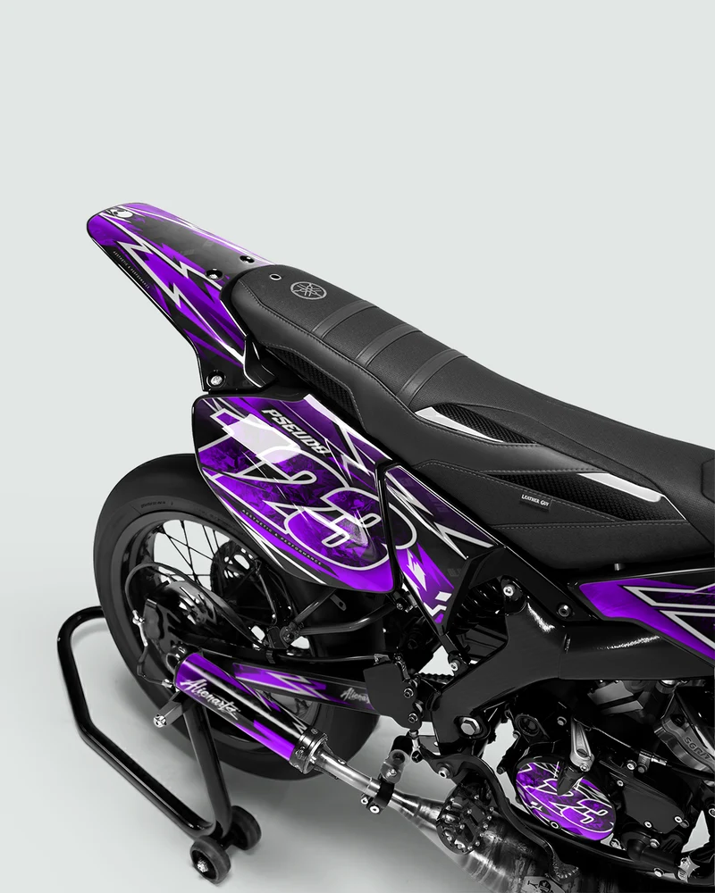RAMPAGE - Kit deco YAMAHA DT 50cc - Violet