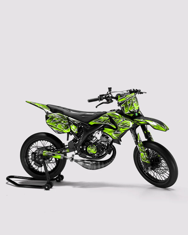 RAMPAGE - Kit deco YAMAHA DT 50cc - Vert