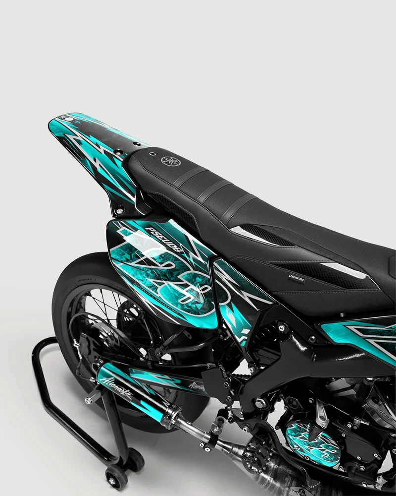 RAMPAGE - Kit deco YAMAHA DT 50cc - Turquoise