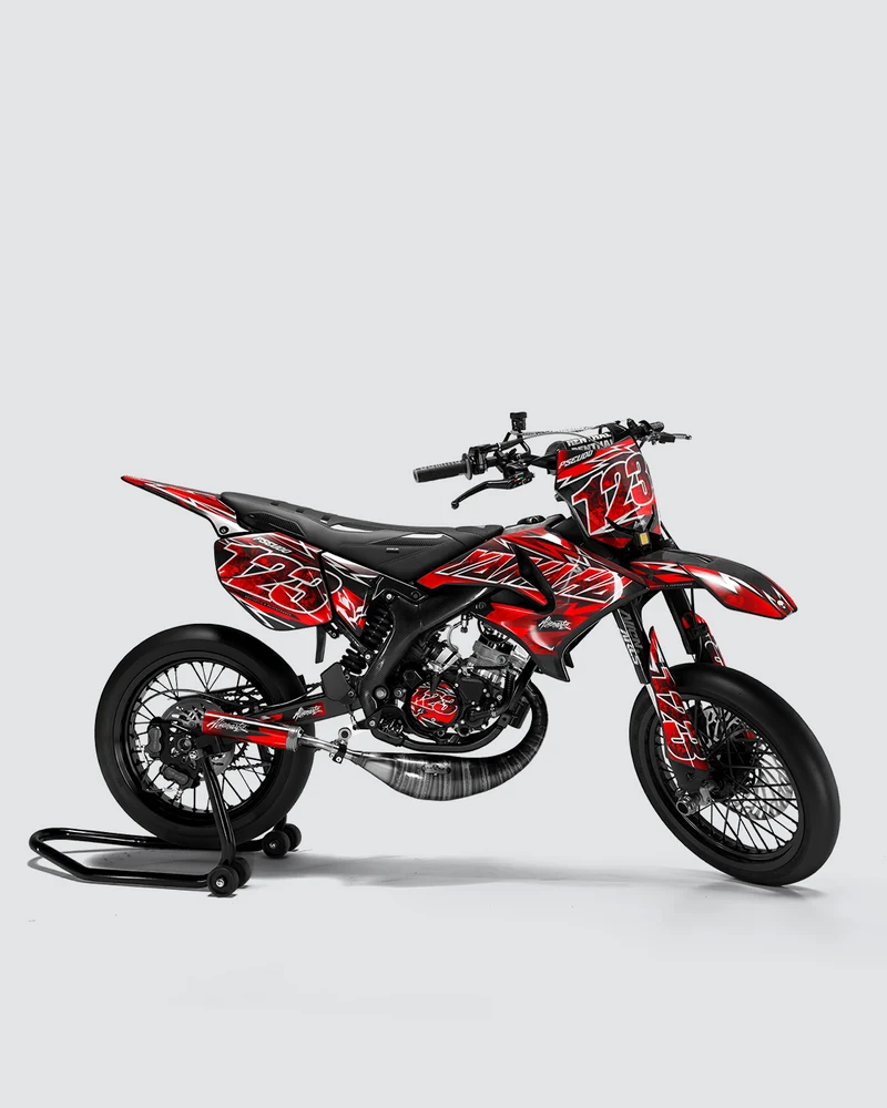 RAMPAGE - Kit deco YAMAHA DT 50cc - Rouge