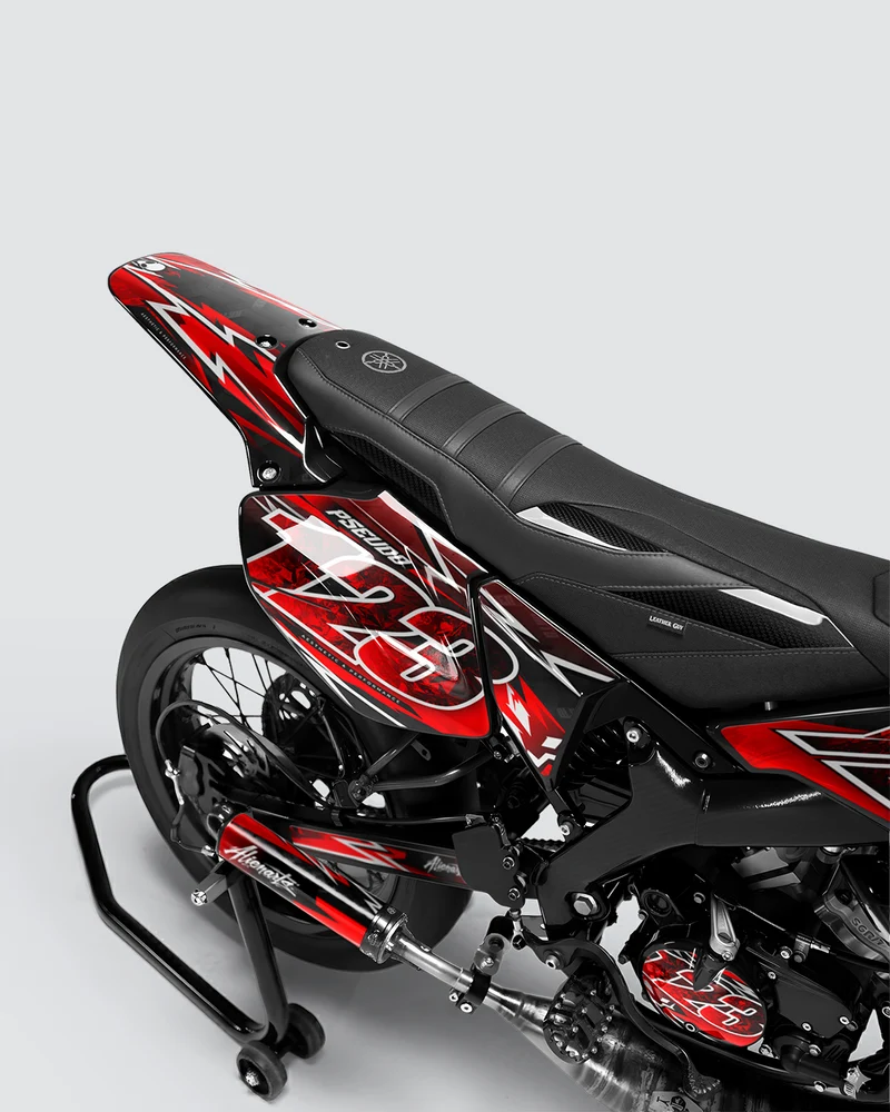 RAMPAGE - Kit deco YAMAHA DT 50cc - Rouge