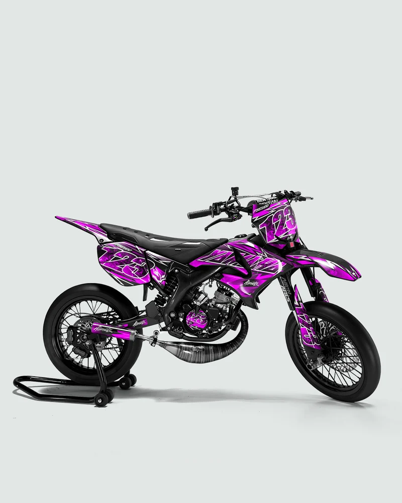 RAMPAGE - Kit deco YAMAHA DT 50cc - Rose