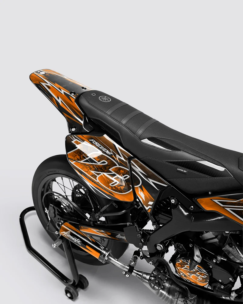 RAMPAGE - Kit deco YAMAHA DT 50cc - Orange
