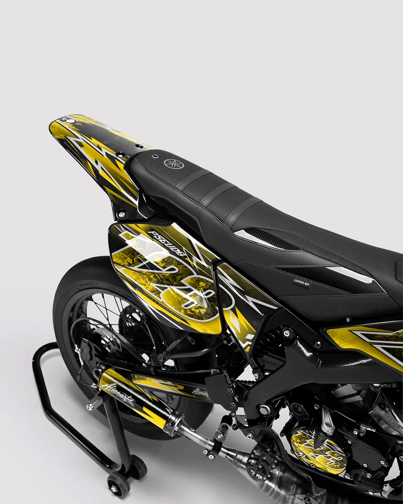 RAMPAGE - Kit deco YAMAHA DT 50cc - Jaune