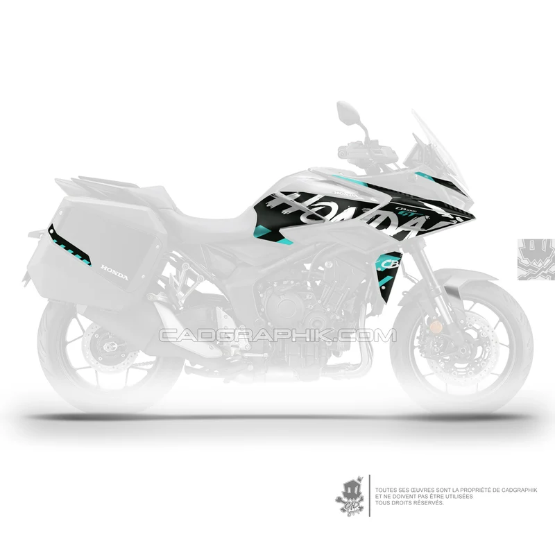 KIT DÉCO HONDA CB1000GT - OKÏDO CYAN