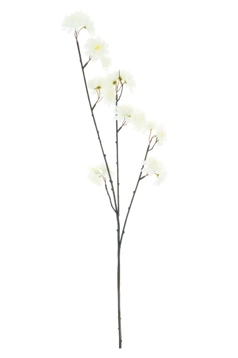 Künstlicher Prunus Denver Zweig Creme 84 cm