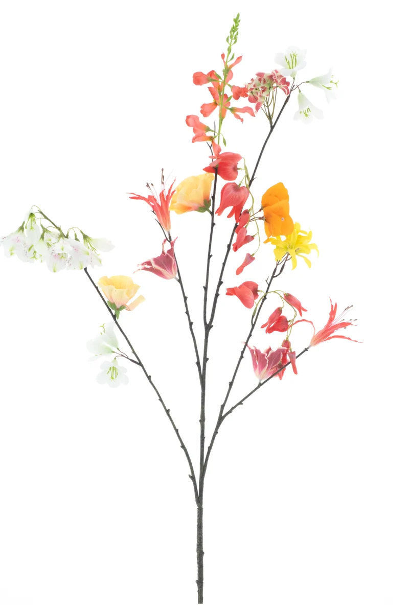 Gemischter Blumenstrauß Rot 119 cm
