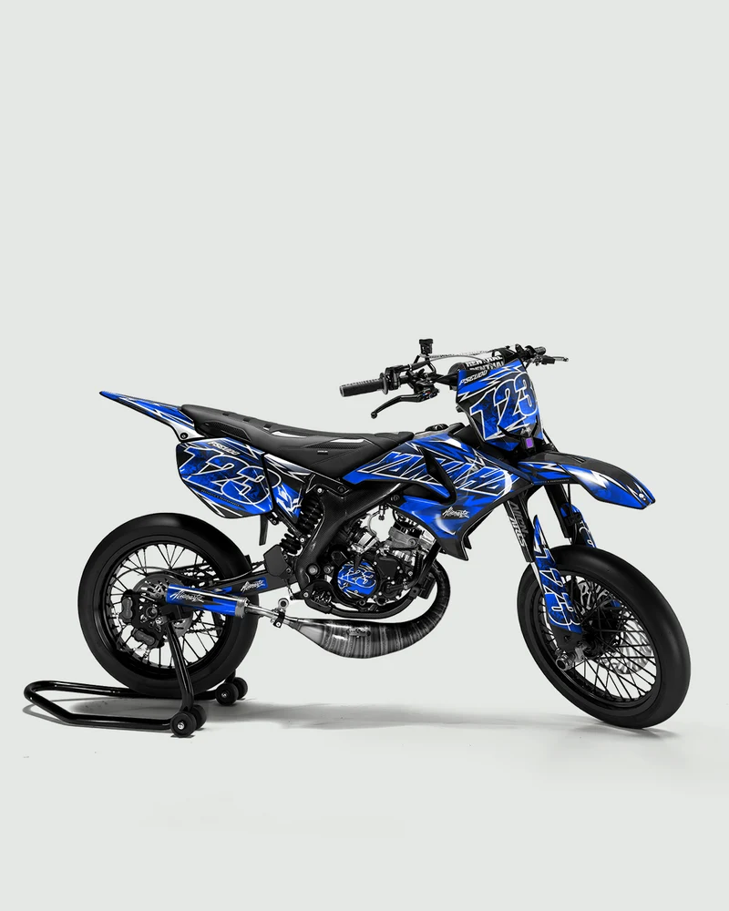 RAMPAGE - Kit deco YAMAHA DT 50cc - Bleu