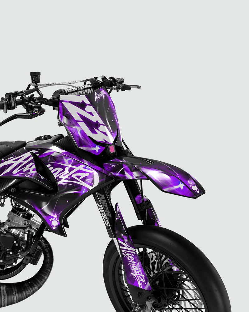 PLASMA - Kit deco YAMAHA DT 50cc - Violet
