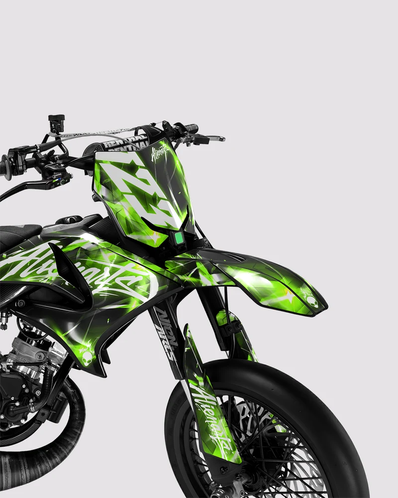PLASMA - Kit deco YAMAHA DT 50cc - Vert