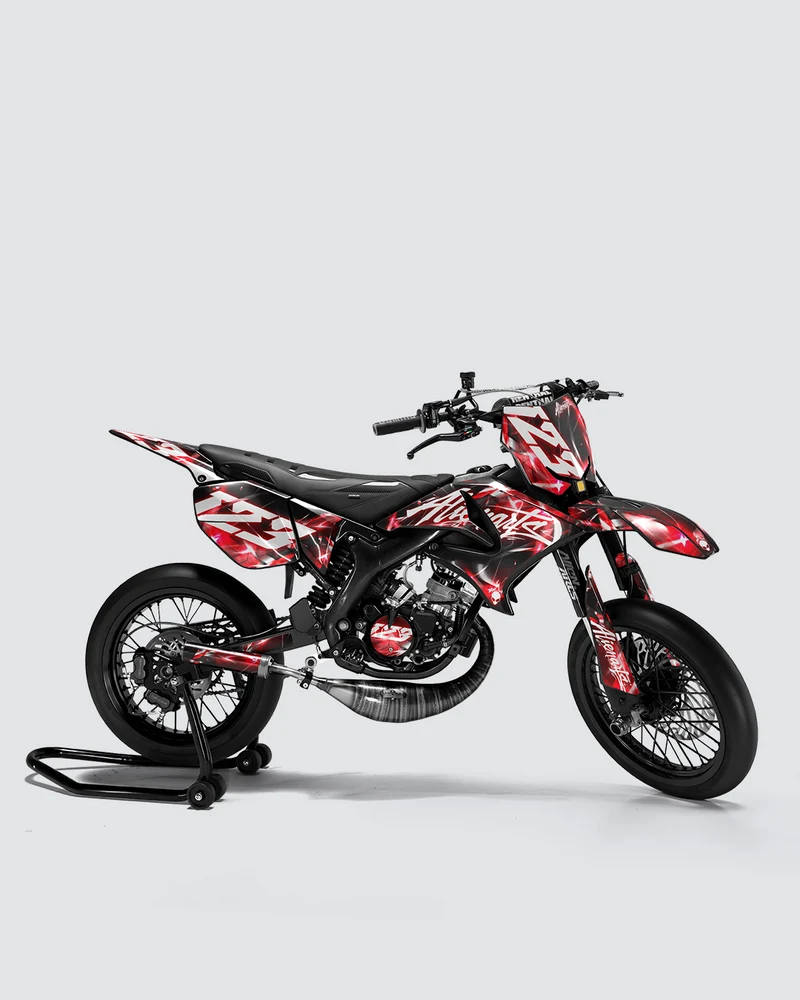 PLASMA - Kit deco YAMAHA DT 50cc - Rouge
