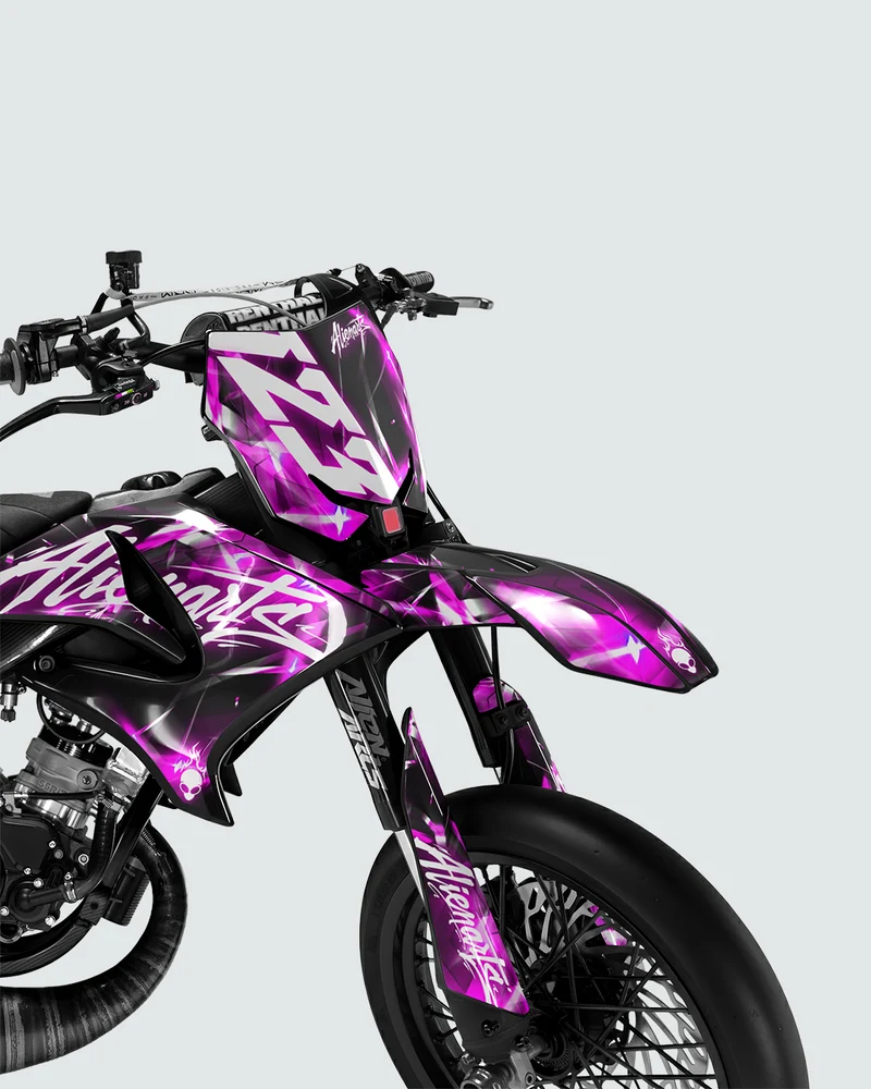 PLASMA - Kit deco YAMAHA DT 50cc - Rose