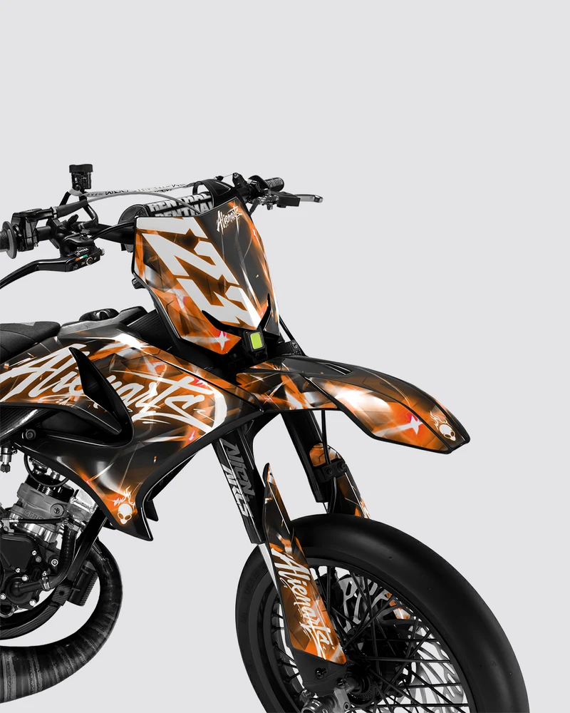 PLASMA - Kit deco YAMAHA DT 50cc - Orange