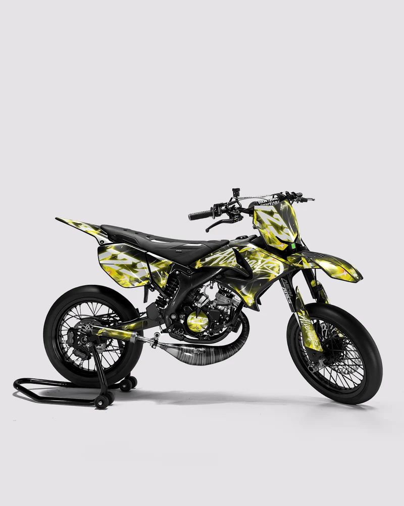 PLASMA - Kit deco YAMAHA DT 50cc - Jaune
