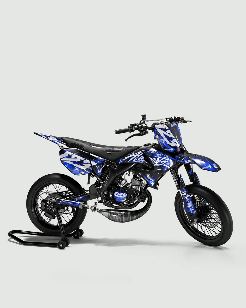 PLASMA - Kit deco YAMAHA DT 50cc - Bleu