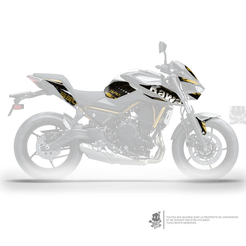 KIT DÉCO KAWASAKI Z650 GRUNGE - O