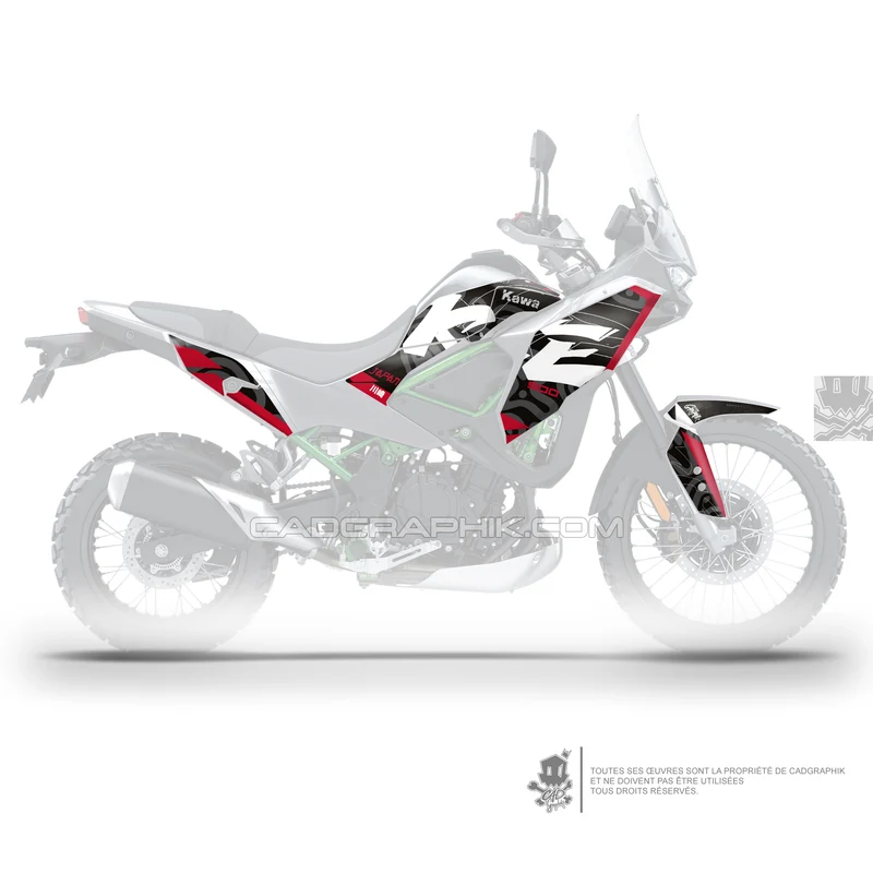 KIT DÉCO KAWASAKI KLE 500 KAWA GEKKO R