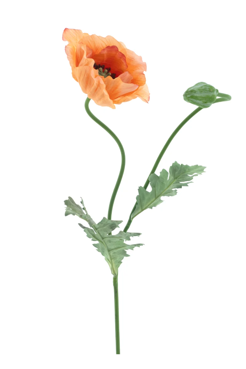 Künstlicher Mohn Orange 73 cm