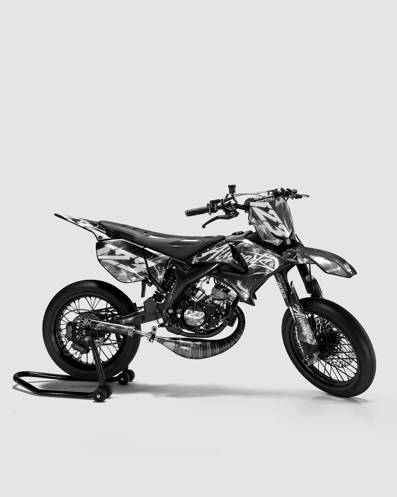 PLASMA - Kit deco YAMAHA DT 50cc - Blanc