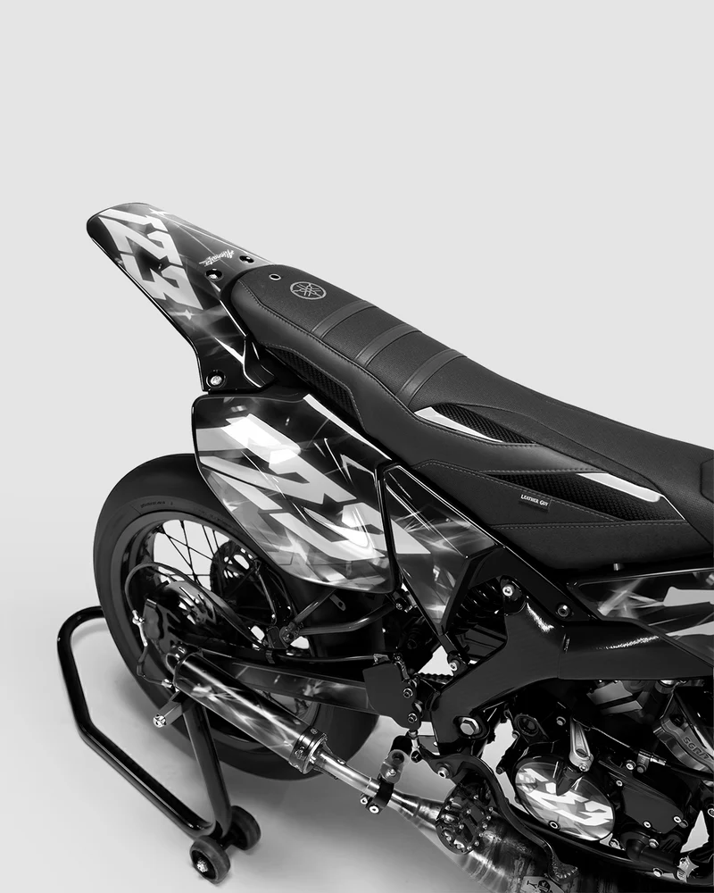 PLASMA - Kit deco YAMAHA DT 50cc - Blanc