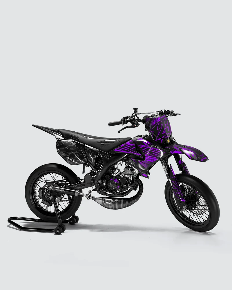 NEMESIS - Kit deco YAMAHA DT 50cc - Violet