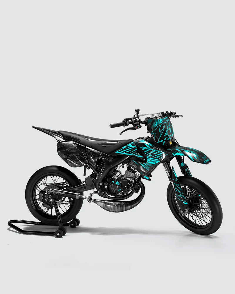 NEMESIS - Kit deco YAMAHA DT 50cc - Turquoise