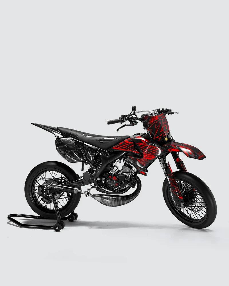 NEMESIS - Kit deco YAMAHA DT 50cc - Rouge