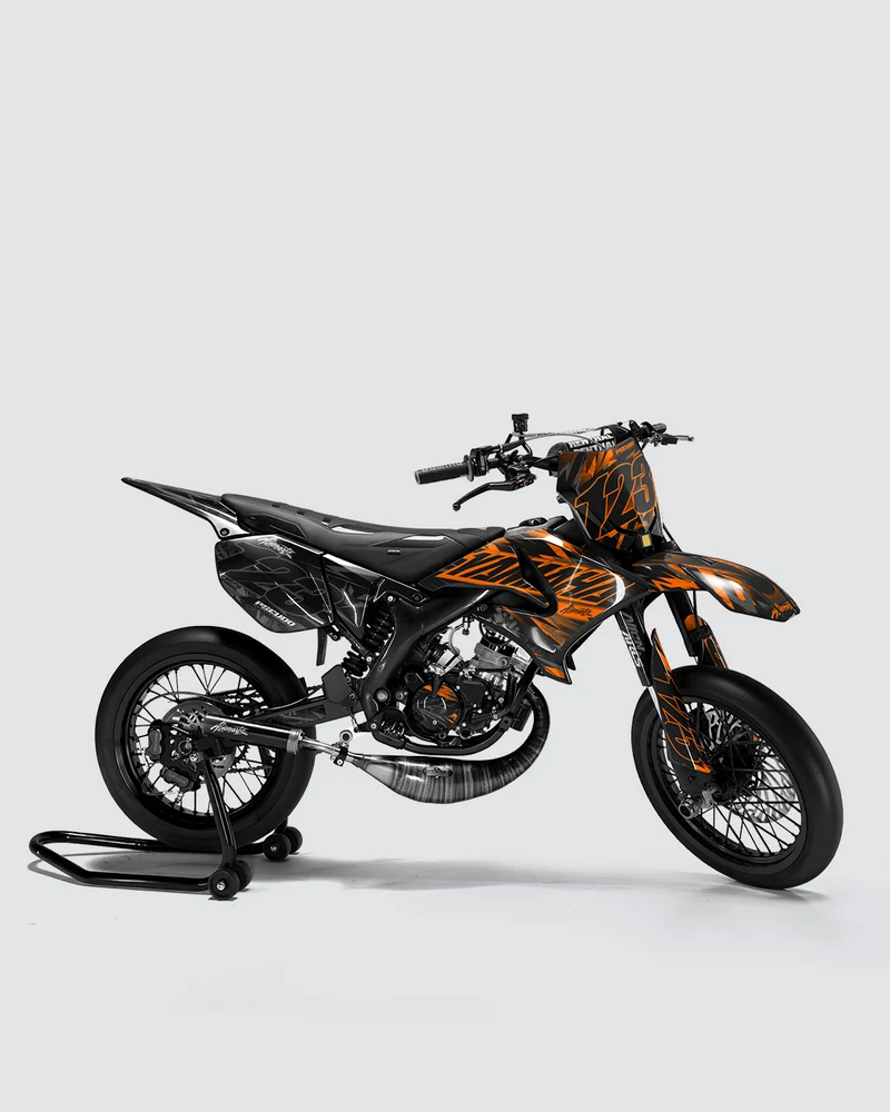 NEMESIS - Kit deco YAMAHA DT 50cc - Orange
