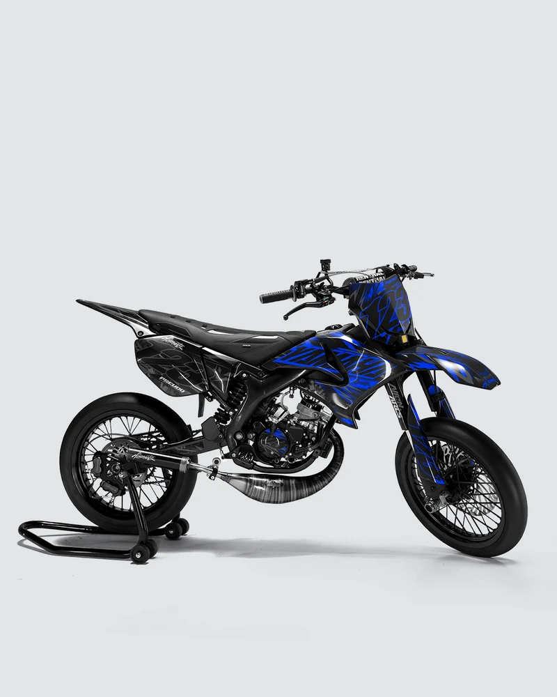 NEMESIS - Kit deco YAMAHA DT 50cc - Bleu