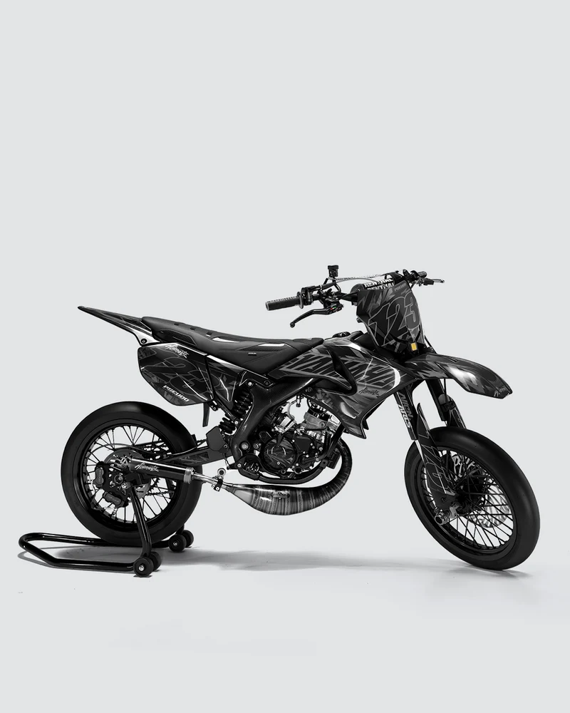 NEMESIS - Kit deco YAMAHA DT 50cc - Blanc