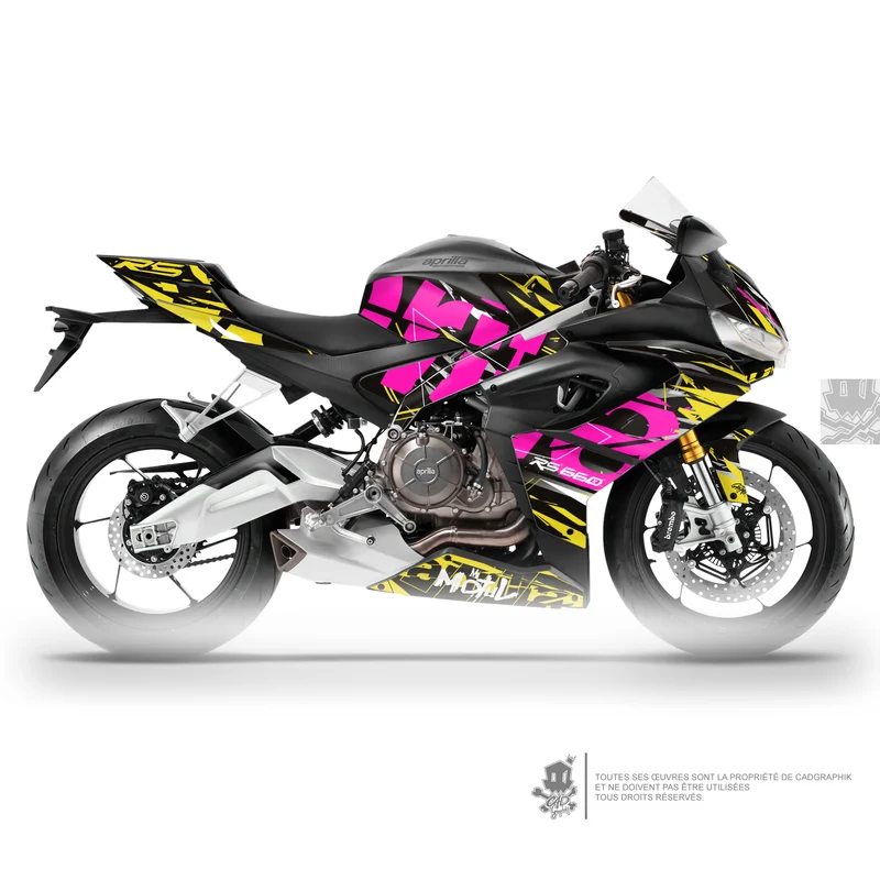 APRILIA KIT DÉCO - RS 660 - 101 PINK - ONLY 50
